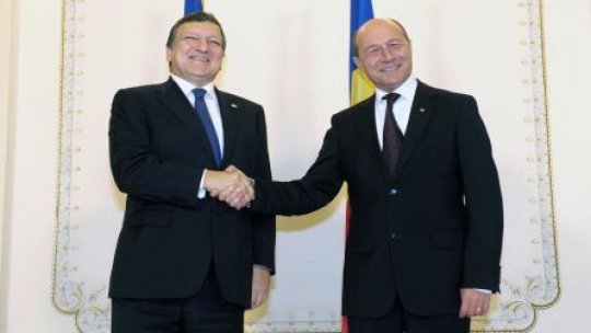 Întâlnire Barosso - Băsescu la Bruxelles