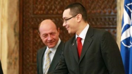 Întâlnire între preşedintele Băsescu şi premierul Ponta. Vezi aici ce au discutat