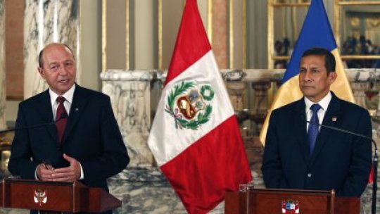 Traian Băsescu: România şi Peru vor încheia un parteneriat strategic