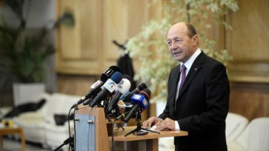 Traian Băsescu: Miza României la Vilnius este Republica Moldova