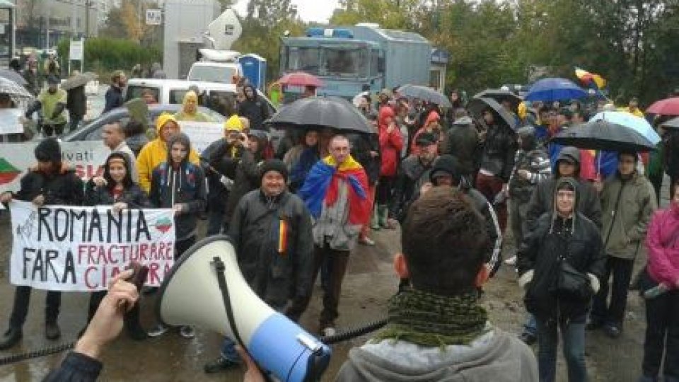 Proteste pe străzile Capitalei împotriva Roşia Montană