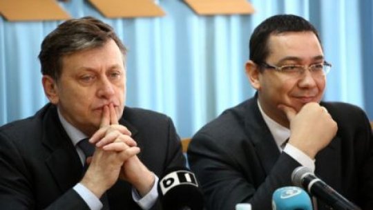 Întâlnire fulger Ponta-Antonescu, pe tema "cazului Călăraşi"