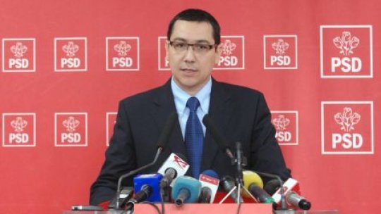 AUDIO Victor Ponta: PSD a pregătit strategia parlamentară pentru adoptarea bugetului 