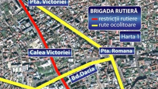 Revelionul restricţionează traficul în Bucureşti