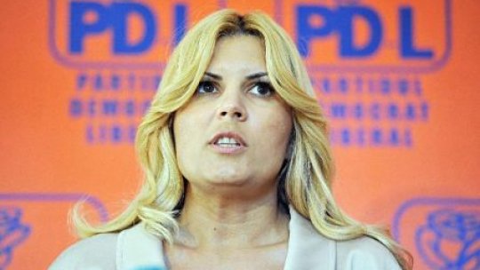 Udrea: Este exclus să existe presiuni din partea mea în PDL