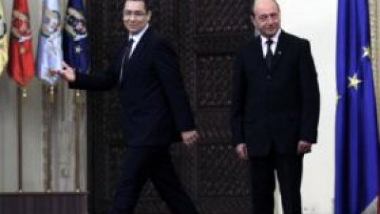 Întâlnire Ponta-Băsescu pe tema şefilor DNA şi Parchetului