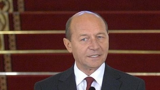 Băsescu: Avem satisfacţia că la momentul potrivit am fost buni manageri pentru ţara noastră