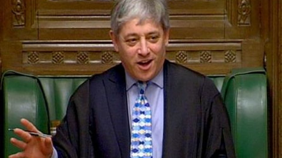 John Bercow, înalt oficial britanic, se adresează Parlamentului României