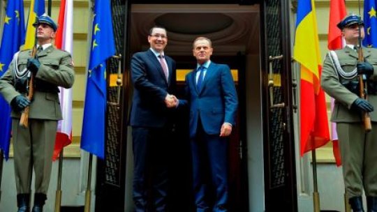 Ponta vrea ca România şi Polonia să joace un rol puternic în UE