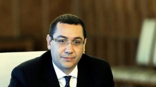 Ponta pledează pentru suprapunerea referendumului cu prezidenţialele