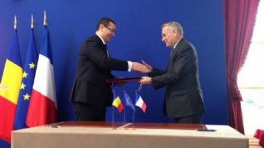 România vrea relansarea parteneriatului strategic cu Franţa