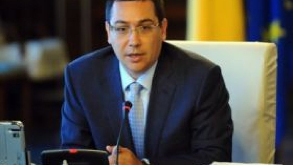 AUDIO Victor Ponta, premierul României