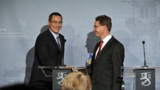 Ponta: Avem nevoie de asistenţa Finlandei în privinţa exploatărilor miniere