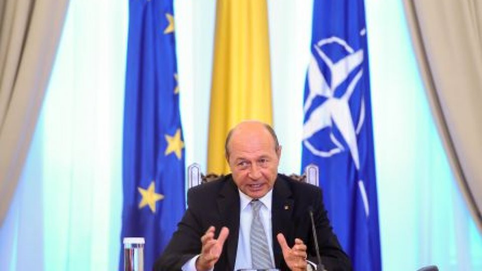Preşedintele Băsescu, "ferm pe poziţiile apărării principiilor europene, democraţiei"