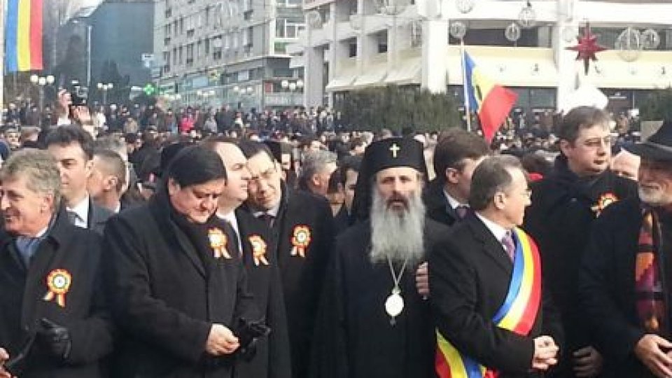 Ziua Unirii, marcată în toată ţara. Premierul nu a mai mers la Iaşi