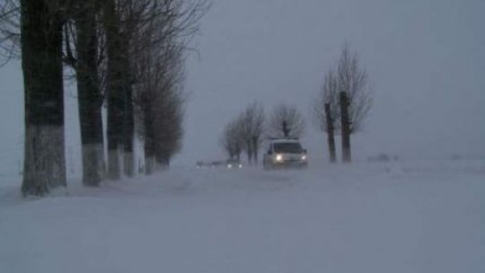 COD  ROŞU de ninsoare în judeţul Buzău, nordul Brăilei şi sudul judeţului Vrancea