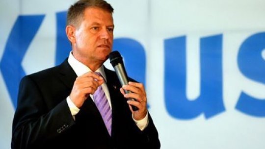 PREZIDENŢIALE  Klaus Iohannis: România trebuie să creeze condiţii pentru investiţii