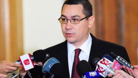 Ponta: Sunt hotărât să rămân în funcţia de prim-ministru