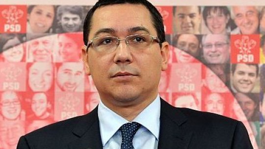 Ponta anunţă astăzi posibilul tandem preşedinte - premier pentru finala prezidenţialelor