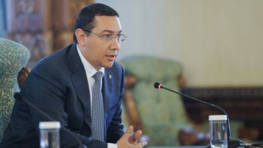 Guvernul Ponta IV depune jurământul miercuri