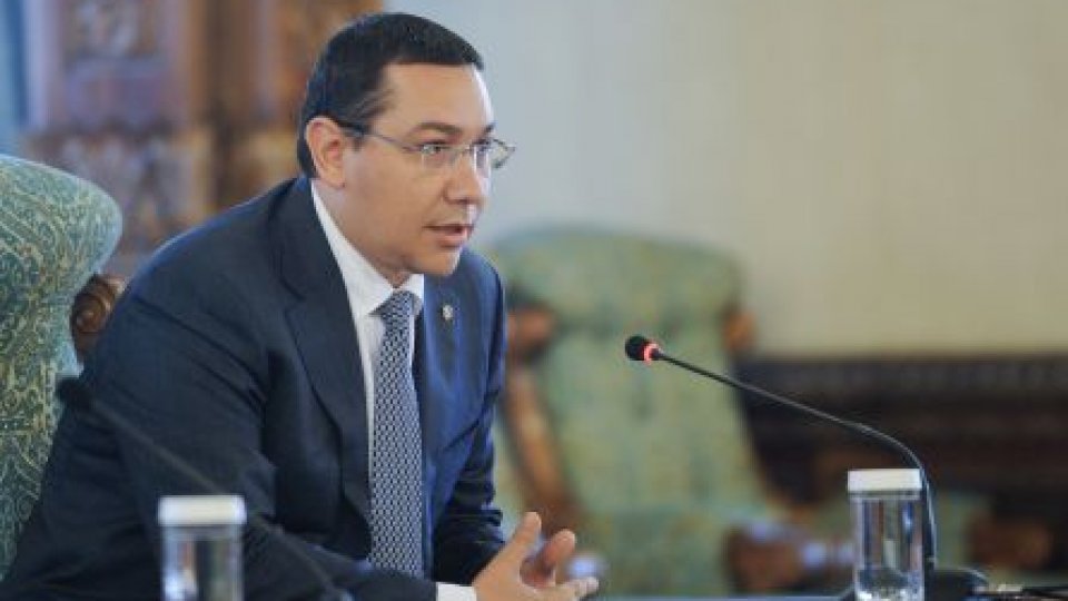 Guvernul Ponta IV depune jurământul miercuri