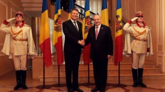 Președintele Iohannis face prima vizită oficială în Republica Moldova