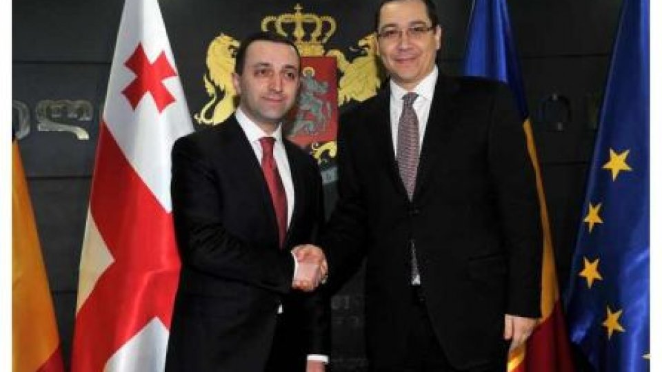 Ponta: România sprijină procesul de aderare a Georgiei la Alianţa Nord-Atlantică