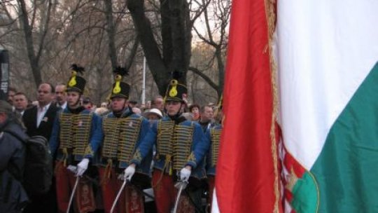 Ziua Maghiarilor de Pretutindeni, sărbătorită de Garda Maghiară şi Cercul prietenilor Jobbik