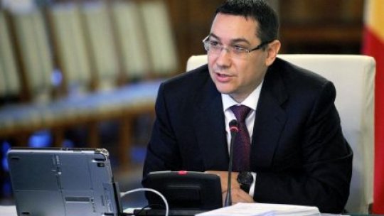 Ponta: Nu susţin o paralelă între Crimeea şi Kosovo, există diferenţe fundamentale
