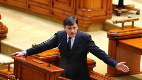AUDIO Crin Antonescu a demisionat de la șefia Senatului
