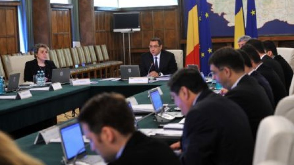 Cabinetul Ponta discută modificările programului de guvernare