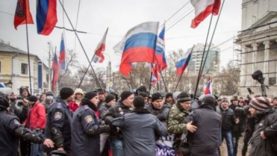 Militanţii pro-ruşi nu vor să semneze Acordul de la Geneva