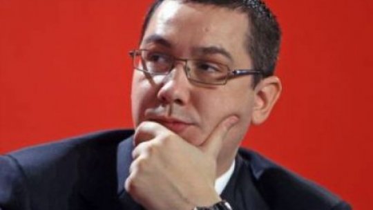 Victor Ponta: Doresc să las locul în politică altora mai tineri