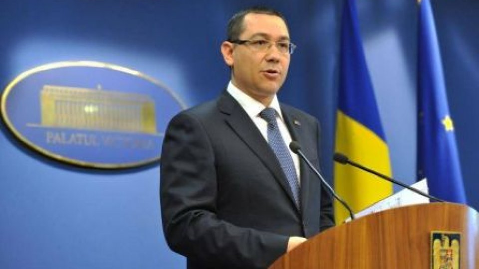 Ponta: Am fost felicitaţi de Rasmussen