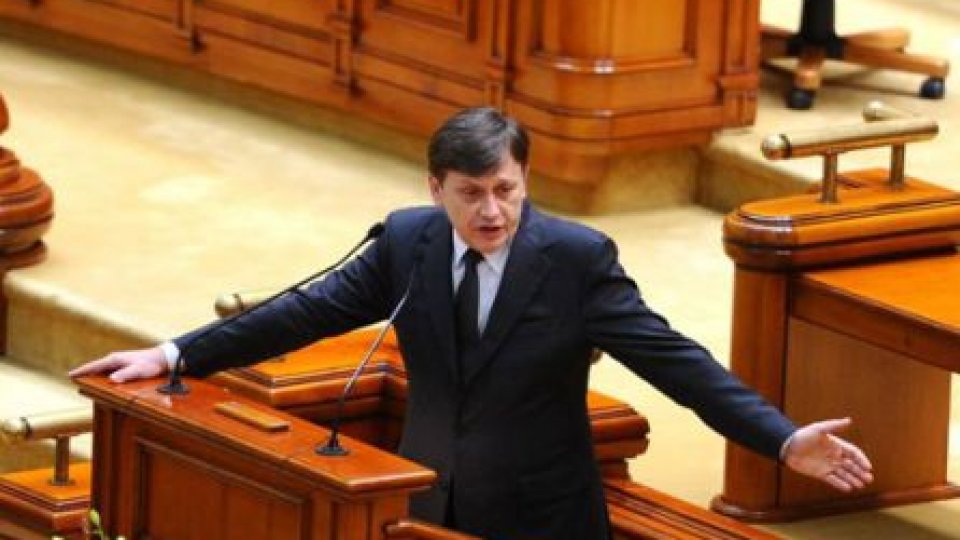 Antonescu: Moţiunea de cenzură va fi depusă pe 13 mai