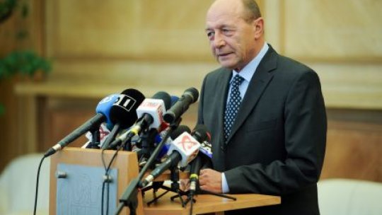 AUDIO Traian Băsescu: Parlamentul intimidează Justiţia. A fraternizat cu clanul Bercea