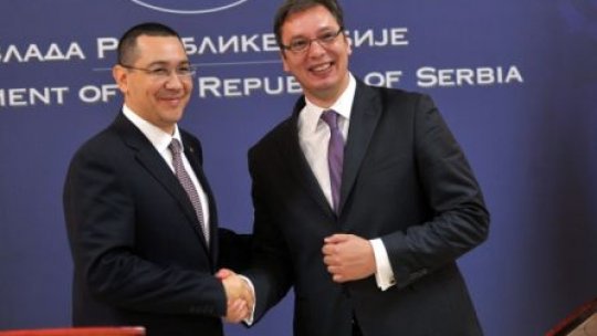 Ponta: Situaţia minorităţii române nu va reprezenta o condiţie în parcursul european al Serbiei