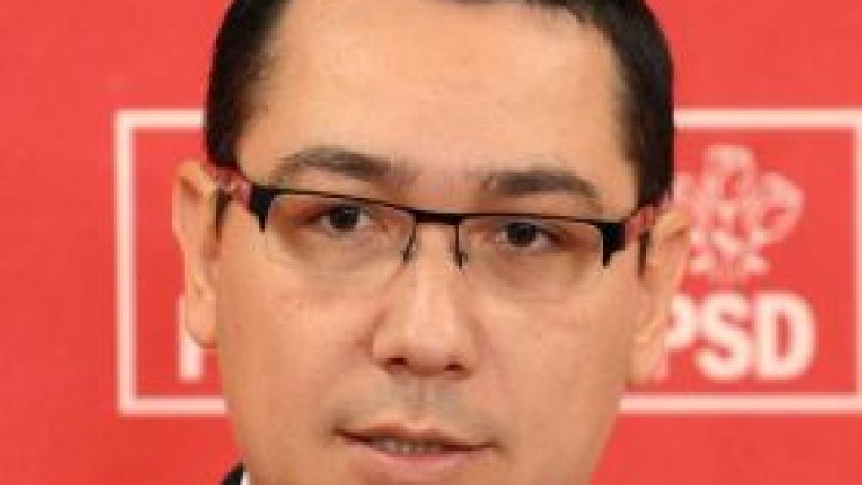 Victor Ponta, preşedintele PSD, candidat la alegerile prezidenţiale