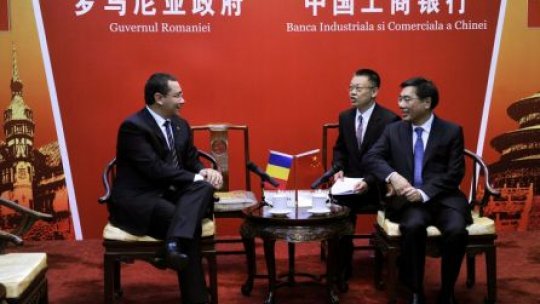 Ponta: România vrea să fie poarta de intrare în Europa a schimburilor comerciale cu China