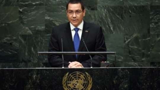 Ponta: România respinge presiunea externă asupra statelor din estul Europei