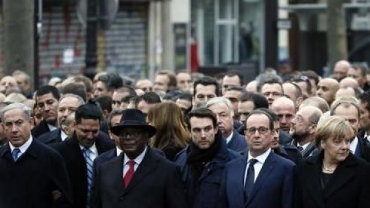 Peste un milion de oameni la "Marșul solidarității" din Paris