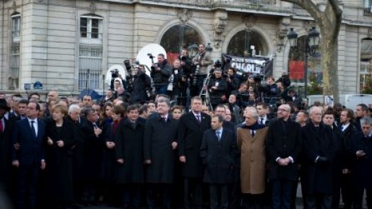 Iohannis la întoarcerea de la Paris: A fost un marș al solidarității internaționale