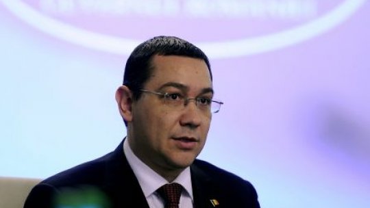 Premierul Ponta: Sărăcia este una dintre cauzele corupţiei