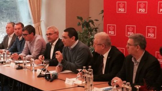 PSD şi-a stabilit strategia guvernării în 2015-2016 şi viitoarele modificări la statut