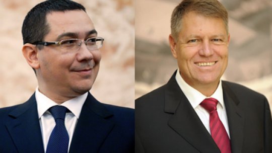 Întâlnire de lucru Iohannis - Ponta. Vezi ce au discutat 