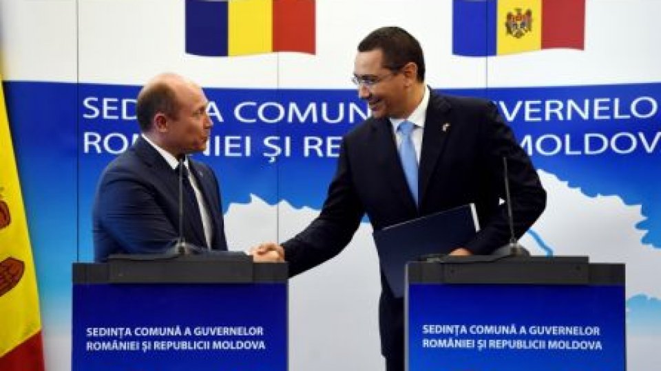 VIDEO Premierul Republicii Moldova, primit de omologul său Victor Ponta
