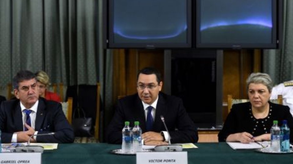 Premierul Ponta cere colaborare autorităţi-societate civilă în privinţa refugiaţilor