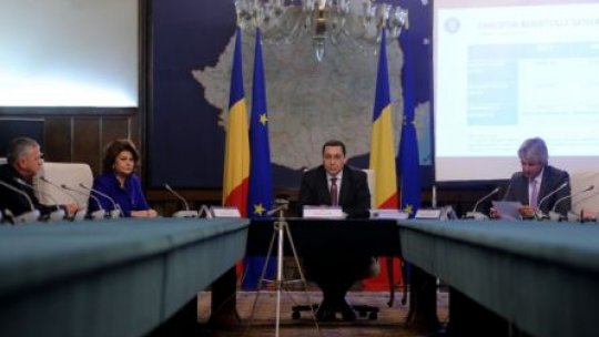 Guvernul discută în şedinţa de guvern noua rectificare bugetară