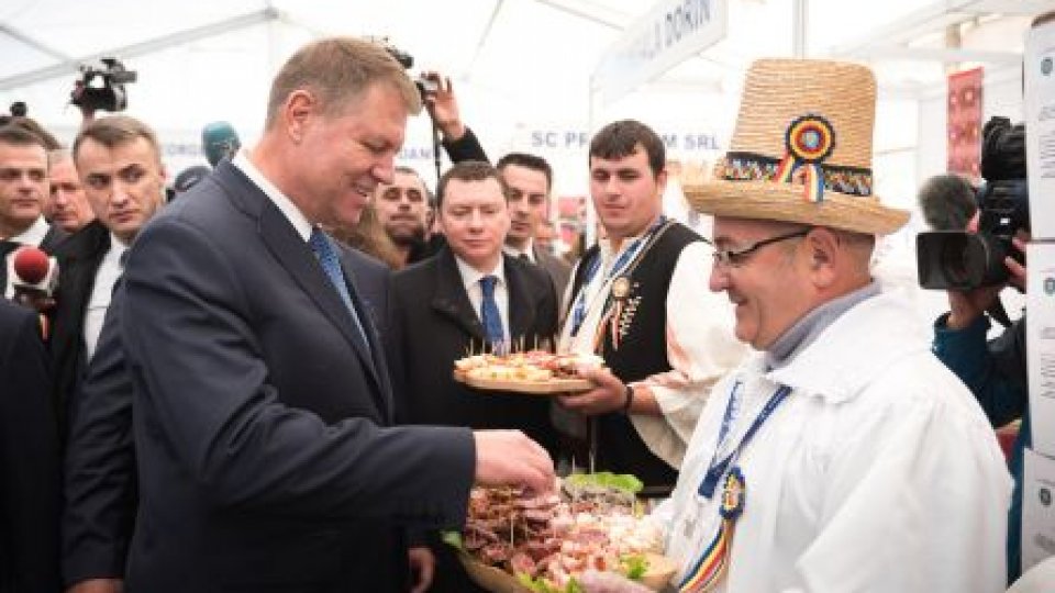 Klaus Iohannis la "Indagra": România, "un potenţial agricol imens"