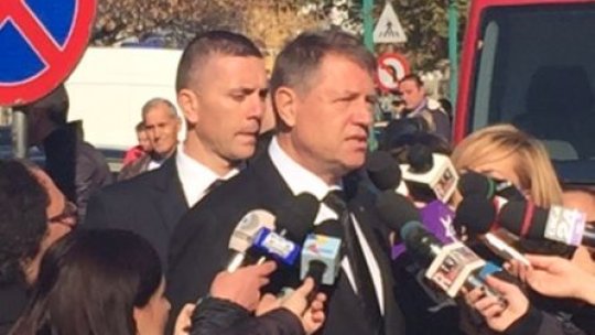 Preşedintele Iohannis i-a vizitat pe răniţii internaţi la Floreasca